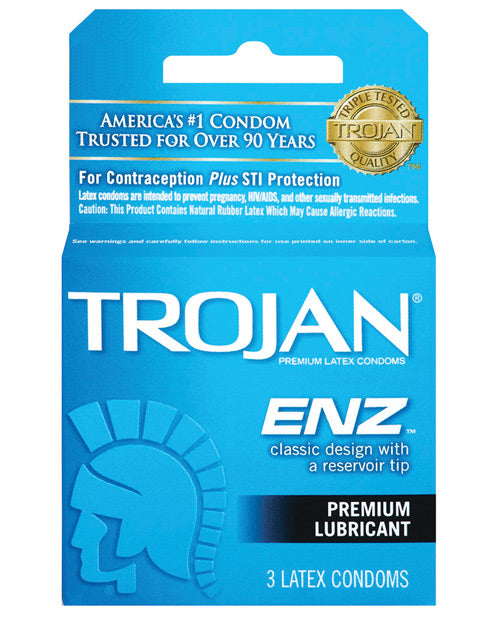 Trojan-enz Lubricated Condoms - Box Of 3