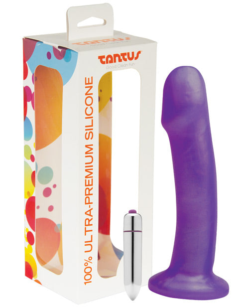 Tantus Buzz 1 Silicone Vibrating Dildo - Purple