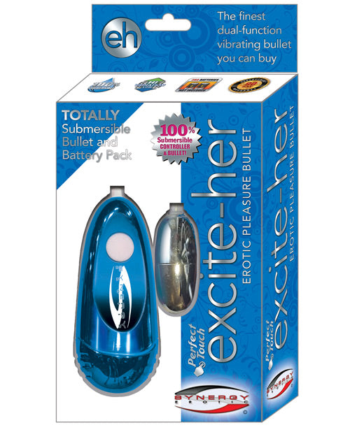 Perfect Touch Excite-her Silver Bullet Waterproof - Luster Blue