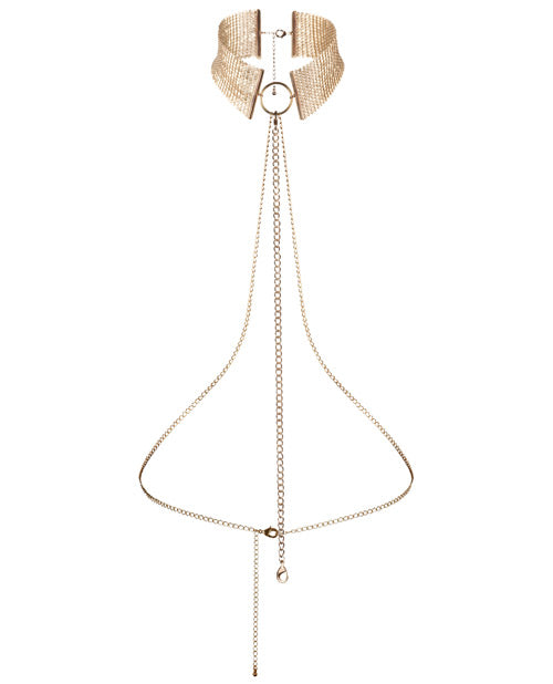 Bijoux Indiscrets Desir Metallique Collar - Gold