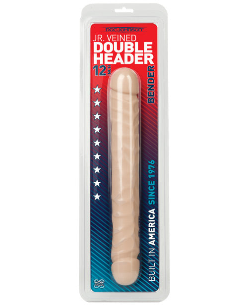 12" Jr. Double Header Bender - White