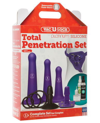 Vac-u-lock Total Penetration Set - Purple