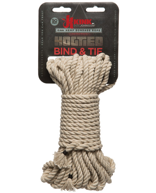 Kink Bind & Tie Hemp Bondage Rope - 30 Ft