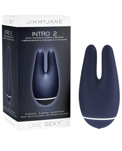 Jimmyjane Live Sexy Intro 2 Dual Motor Clitoral Vibrator - Blue