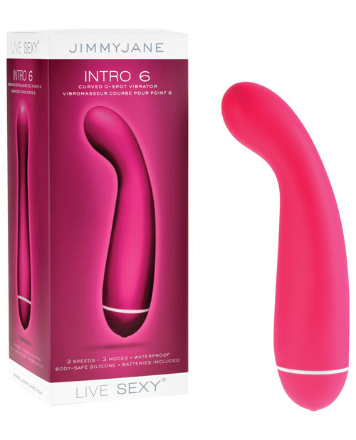 Jimmyjane Live Sexy Intro 6 G Spot Vibrator - Pink