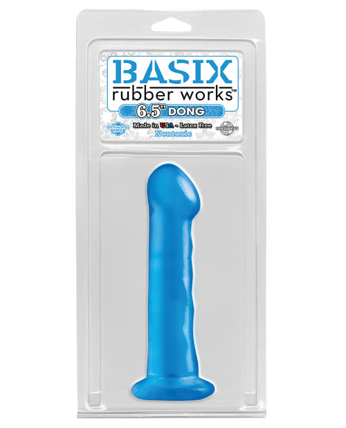 Basix Rubber Works 6.5" Dong - Blue
