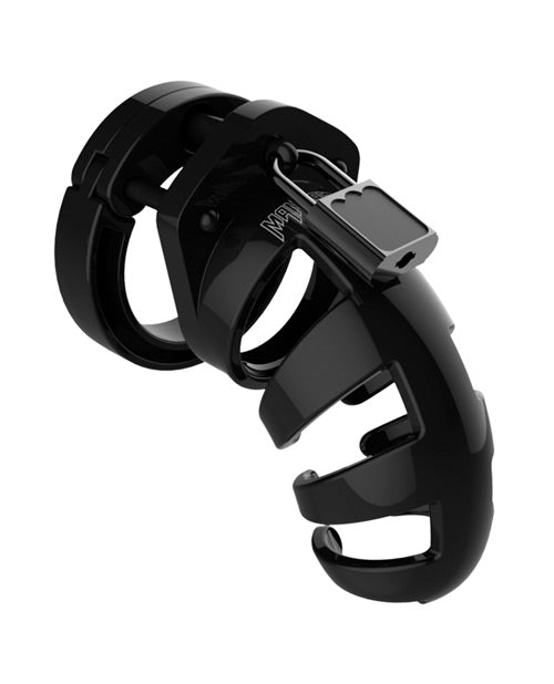 Shots Man Cage Chastity 3.5" Cock Cage Model 2 - Black