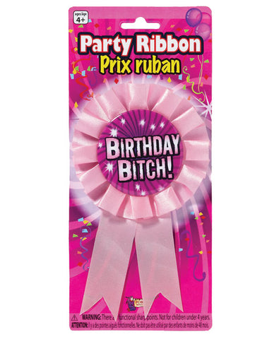 Temporarily Out Of Stock Birthday Bitch Party Ribbon