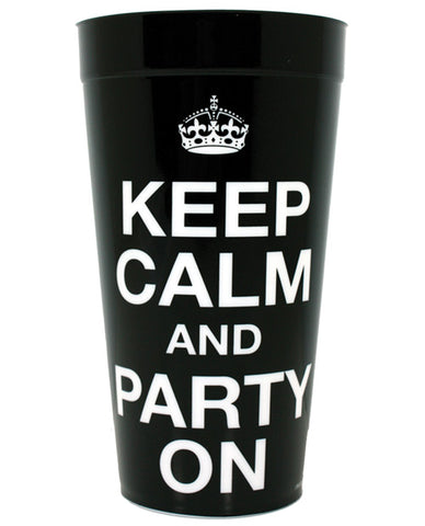 Keep Calm And Party On Plastic Cup