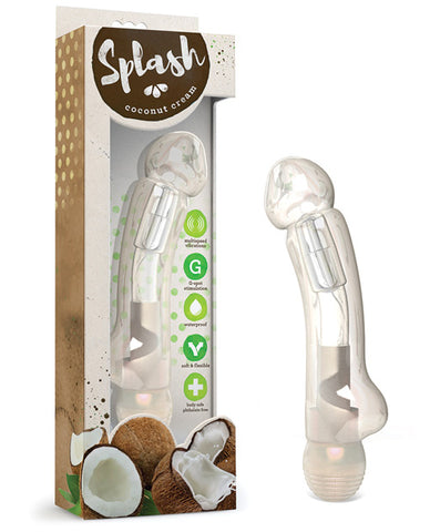 Blush Splash Vibrator - Coconut Cream