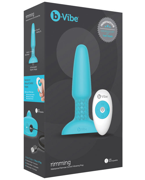 B-vibe Rimming Plug - Teal
