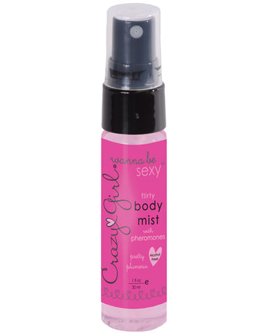 Cray Girl Wanna Be Sexy Body Mist W-pheromones - 1 O Pretty Plumeria