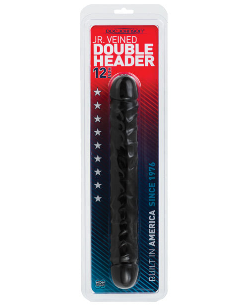 12" Jr. Double Header - Black