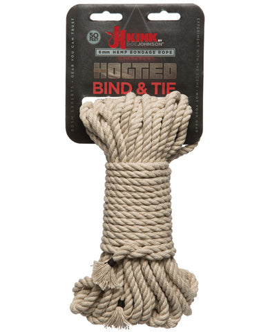 Kink Bind & Tie Hemp Bondage Rope - 30 Ft