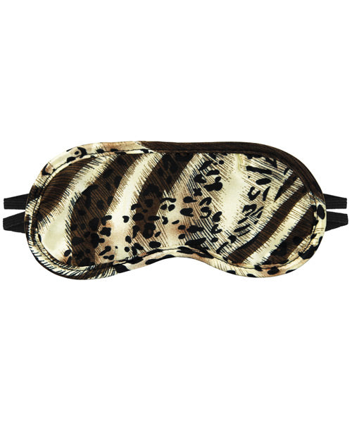Erotic Toy Company Satin Fantasy Blindfold - Animal Print
