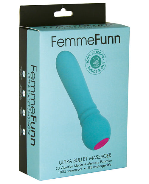 Femmefunn Ultra Bullet Massager - Turquoise