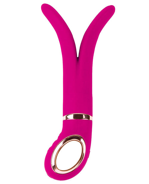 Gvibe2 Rechargeable Massager - 6 Function Sweet Raspberry