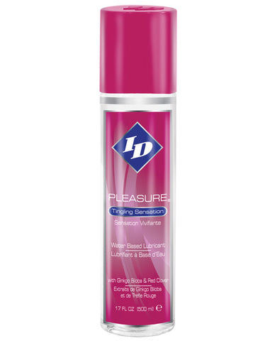 Id Pleasure Waterbased Tingling Lubricant - 17 Oz Pump Bottle