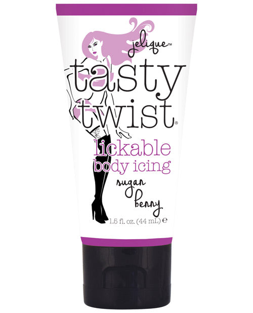 Jelique Tasty Twist Lickable Body Icing - 1.5 Oz Sugar Berry