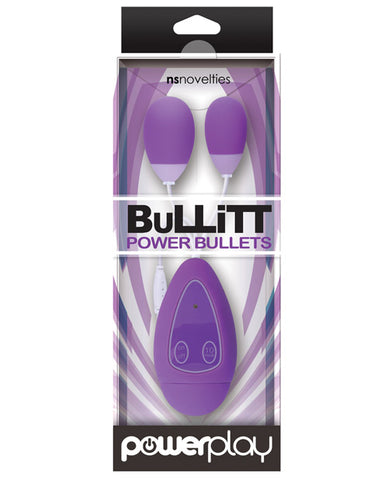 Ns Novelties Powerplay Bullitt Power Bullets Double - Purple