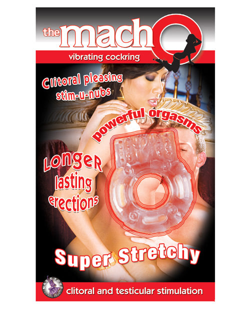 The Macho Vibrating Cockring - Flesh