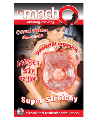 The Macho Vibrating Cockring - Flesh