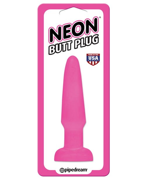 Neon Luv Touch Butt Plug - Pink